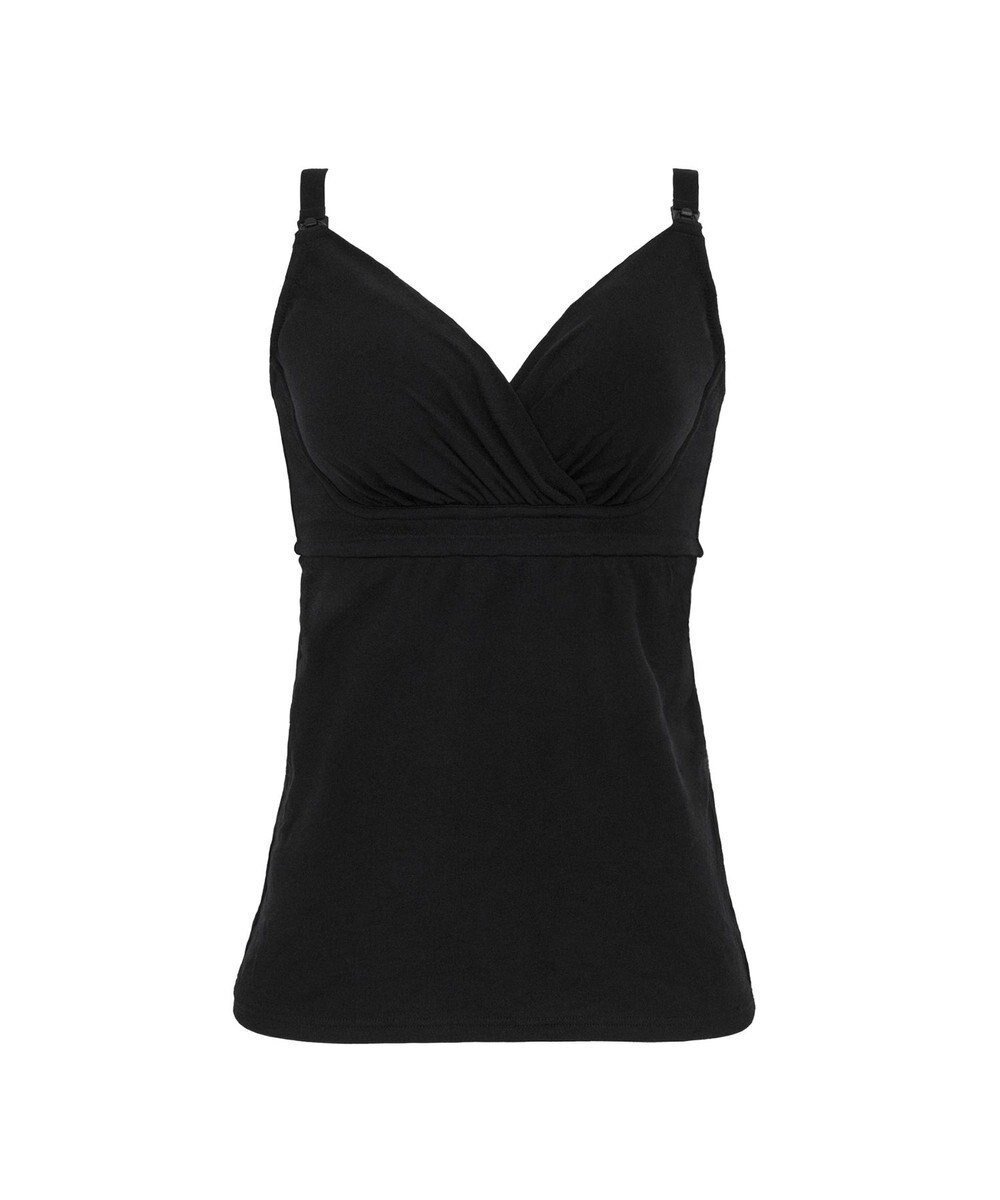 【ブラデリス ニューヨーク/BRADELIS New York】の【BRADELIS New York MATERNITY】オープンカシュクールブラキャミ ブラデリス マタニティ 授乳しやすい 補正下着 ブラトップ カップ付き インテリア・キッズ・メンズ・レディースファッション・服の通販 founy(ファニー) 　ファッション　Fashion　レディースファッション　Fashion for Women　トップス・カットソー　Cut & Sew Tops　キャミソール&ノースリーブ　Camisoles & Sleeveless Tops　下着・ランジェリー　Lingerie & Intimates　アンダーウェア・ベースインナー・肌着　Underwear / Base Layer / Undergarments　アンダー　Underwear Essentials　インナー　Innerwear　カッティング　Cutting Detail　吸水　Absorbent, Quick-Dry　パターン　Pattern, Design Print　フィット　Fit, Slim Fit　フロント　Front, Front Design　ブラジャー　Bra, Lingerie　ループ　Loop, Loop Knit　ワイヤー　Wire, Wired Bra　新作・新入荷　New Arrivals / New In　ブラック|ID: prp329100004707065 ipo3291000000033996511