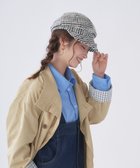 【ムーンバット/MOONBAT】のestaa(エスタ) ざっくりツイード キャスケット 帽子 手洗い可能 サイズ調整可能 チャコールグレー|ID: prp329100004707078 ipo3291000000033996560