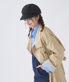 【ムーンバット/MOONBAT】のestaa(エスタ) ざっくりツイード キャスケット 帽子 手洗い可能 サイズ調整可能 ブラック|ID: prp329100004707078 ipo3291000000035648265