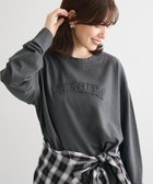 【グリーンパークス/Green Parks】のピグメントロゴ刺繍裏毛プルオーバー 人気、トレンドファッション・服の通販 founy(ファニー) ファッション Fashion レディースファッション Fashion for Women トップス・カットソー Cut & Sew Tops レディースパーカー・カジュアルフーディー Casual Hoodies & Sweatshirts カジュアルプルオーバー・ニットトップス Pullovers & Knit Tops / Casual Pullovers スウェット・クルーネックトップス Sweatshirts & Crewnecks / Relaxed Fit Sweat Tops スウェット / スエット Sweatshirt, Sweatwear トレンド Trend, Trending Now ビンテージ Vintage, Retro Style ポケット Pocket, Pocket Detail ロング Long, Long-Length A/W・秋冬 Autumn/Winter thumbnail Charcoal Gray|ID: prp329100004707079 ipo3291000000033996563