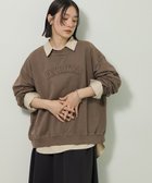 【グリーンパークス/Green Parks】のピグメントロゴ刺繍裏毛プルオーバー 人気、トレンドファッション・服の通販 founy(ファニー) ファッション Fashion レディースファッション Fashion for Women トップス・カットソー Cut & Sew Tops レディースパーカー・カジュアルフーディー Casual Hoodies & Sweatshirts カジュアルプルオーバー・ニットトップス Pullovers & Knit Tops / Casual Pullovers スウェット・クルーネックトップス Sweatshirts & Crewnecks / Relaxed Fit Sweat Tops スウェット / スエット Sweatshirt, Sweatwear トレンド Trend, Trending Now ビンテージ Vintage, Retro Style ポケット Pocket, Pocket Detail ロング Long, Long-Length A/W・秋冬 Autumn/Winter thumbnail Brown|ID: prp329100004707079 ipo3291000000033996565