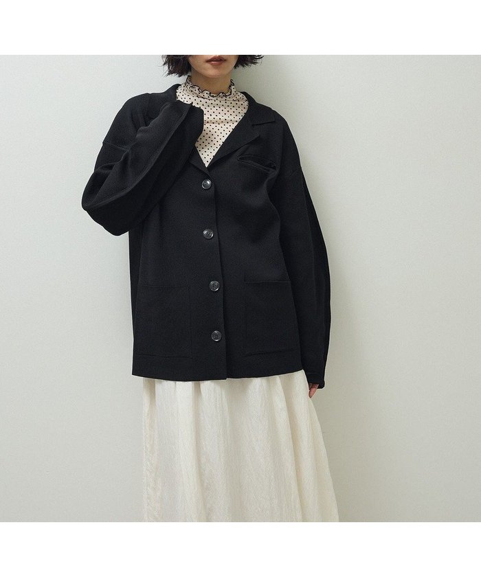 【グリーンパークス/Green Parks】の・ELENCARE DUE ニットシングルジャケット インテリア・キッズ・メンズ・レディースファッション・服の通販 founy(ファニー) https://founy.com/ ファッション Fashion レディースファッション Fashion for Women アウター Coat / Outerwear Collection レディースジャケット・軽アウター Jackets テーラードジャケット / 通勤・きれいめスタイル Tailored Jackets & Blazers ジャケット Jacket, Outerwear バランス Balance, Style Balance ボトム Bottoms, Lower Wear ポケット Pocket, Pocket Detail レギュラー Regular, Standard Fit A/W・秋冬 Autumn/Winter |ID: prp329100004707084 ipo3291000000035804342