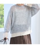 【アメリカンホリック/AMERICAN HOLIC】のモヘアライク配色ニットプルオーバー Gray|ID: prp329100004707093 ipo3291000000033996623