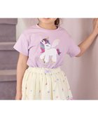 【エニィ/ANY / KIDS】のミラクルスパンコール 半袖 Tシャツ ラベンダー×ユニコーン|ID: prp329100004708057 ipo3291000000034005447