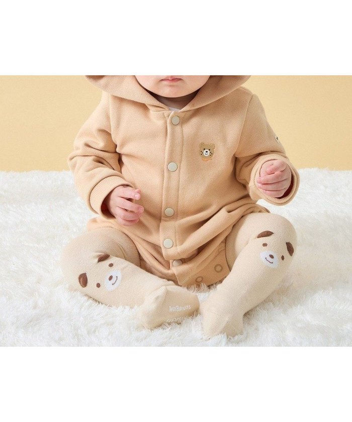 【ミキハウスホットビスケッツ/MIKI HOUSE HOT BISCUITS / KIDS】の【70-90cm】【NEW Color Series】耳付きロンパース インテリア・キッズ・メンズ・レディースファッション・服の通販 founy(ファニー) https://founy.com/ ファッション Fashion キッズファッション Fashion for Kids おすすめ Recommended / Our Picks シンプル Simple, Minimal タイツ Tights, Legwear トレーナー Sweatshirt, Trainer ベビー Baby, Babywear レギンス Leggings, Stretch Pants ロンパース Romper, Jumpsuit A/W・秋冬 Autumn/Winter 長袖 Long Sleeve, Full Sleeve |ID: prp329100004708060 ipo3291000000034005457