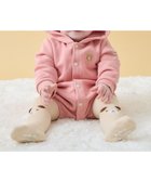 【ミキハウスホットビスケッツ/MIKI HOUSE HOT BISCUITS / KIDS】の【70-90cm】【NEW Color Series】耳付きロンパース サーモンピンク|ID: prp329100004708060 ipo3291000000034005459