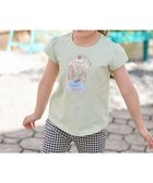 【エニィ/ANY / KIDS】のシャラシャラ ビーズ入り Tシャツ ミント×イヌ|ID: prp329100004708063 ipo3291000000034005468