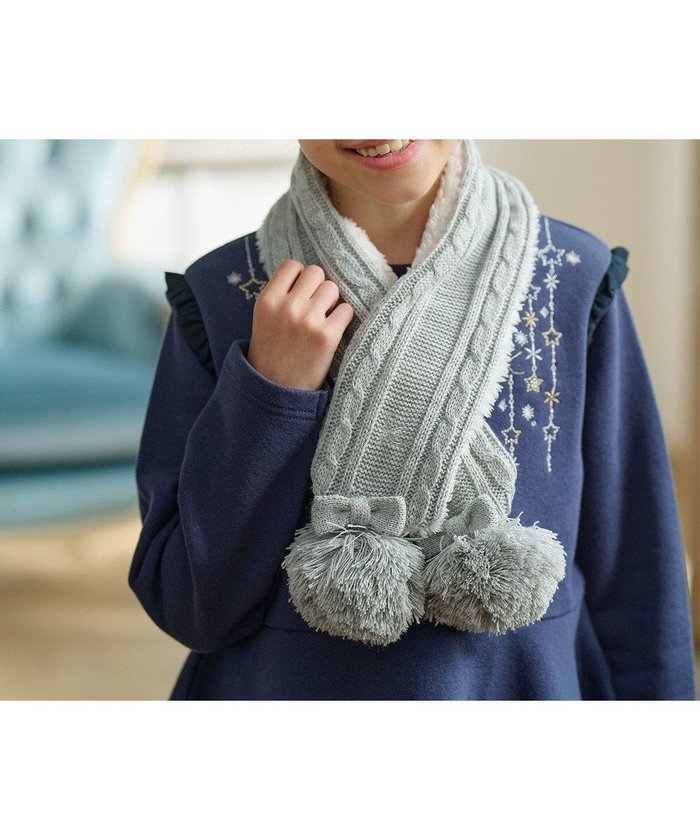 【組曲 / KIDS/KUMIKYOKU】の【Fサイズ】ボアコンビ ニットマフラー インテリア・キッズ・メンズ・レディースファッション・服の通販 founy(ファニー) https://founy.com/ ファッション Fashion キッズファッション Fashion for Kids コンビ Combo, Combination Style スヌード Snood, Infinity Scarf マフラー Scarf, Muffler 夏 Summer 春 Spring S/S・春夏 SS, Spring/Summer, Warm Season |ID: prp329100004708071 ipo3291000000034321925