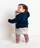 【ミキハウスホットビスケッツ/MIKI HOUSE HOT BISCUITS / KIDS】の【70-100cm】 顔ドン のびのび ベビースパッツ グレー|ID: prp329100004708074 ipo3291000000034005498
