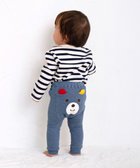 【ミキハウスホットビスケッツ/MIKI HOUSE HOT BISCUITS / KIDS】の【70-100cm】 顔ドン のびのび ベビースパッツ インディゴブルー|ID: prp329100004708074 ipo3291000000034005500