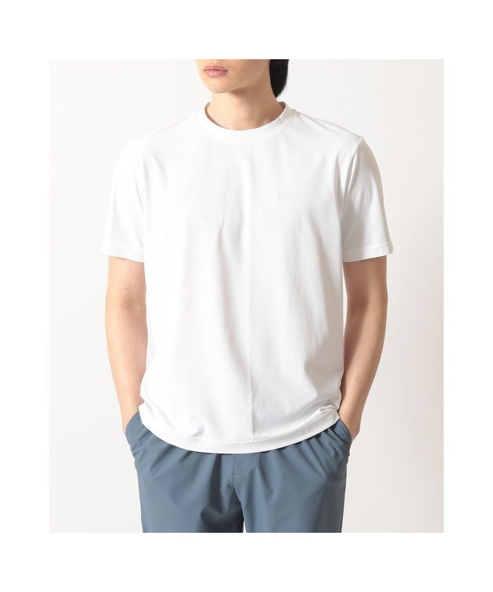 【ダックス/DAKS / MEN】のエンボスロゴ ポリエステルTシャツ インテリア・キッズ・メンズ・レディースファッション・服の通販 founy(ファニー) https://founy.com/ ファッション Fashion メンズファッション Fashion for Men トップス・カットソー Cut & Sew Tops メンズシャツ Shirts インナー Innerwear カットソー Cut and Sewn Top カーディガン Cardigan, Knitwear ゴルフ Golf シンプル Simple, Minimal ジャケット Jacket, Outerwear スポーツ Sports, Activewear 夏 Summer S/S・春夏 SS, Spring/Summer, Warm Season A/W・秋冬 Autumn/Winter |ID: prp329100004708085 ipo3291000000034005522