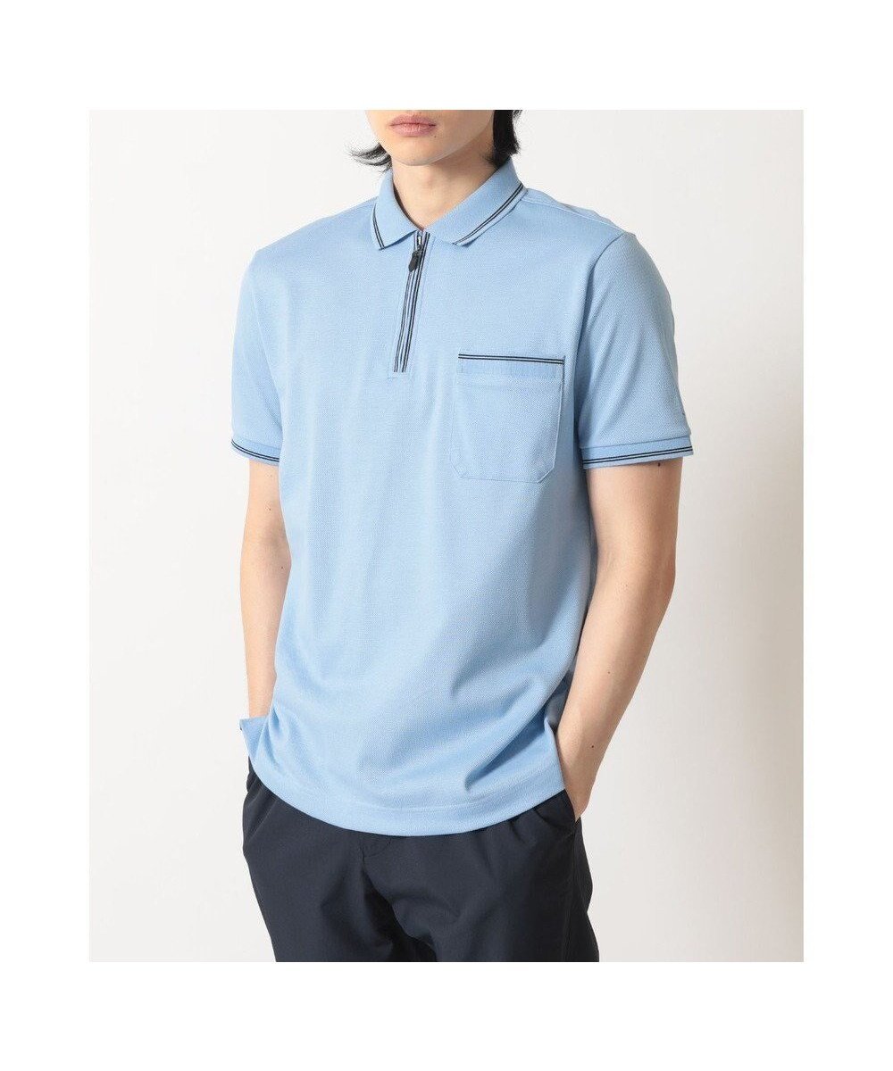 【ダックス/DAKS / MEN】のスーピマカノコ ラインジップアップポロ 人気、トレンドファッション・服の通販 founy(ファニー) 　ファッション　Fashion　メンズファッション　Fashion for Men　トップス・カットソー　Cut & Sew Tops　メンズシャツ　Shirts　ポロシャツ / きれいめカジュアルスタイル　Polo Shirts　シルケット　Silket, Silky Cotton　スーピマ　Supima, Premium Cotton　ポロシャツ　Polo Shirt, Collared Tee　エレガント 上品　Elegant　夏　Summer　定番　Standard, Basic Item　S/S・春夏　SS, Spring/Summer, Warm Season　A/W・秋冬　Autumn/Winter　 other-1|ID: prp329100004708088 ipo3291000000034005534