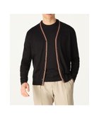 【ダックス/DAKS / MEN】のJohn Smedley for DAKS ハウスストライプカーディガン 人気、トレンドファッション・服の通販 founy(ファニー) ファッション Fashion メンズファッション Fashion for Men トップス・カットソー Cut & Sew Tops カーディガン / 羽織り Cardigans カーディガン Cardigan, Knitwear スタンダード Standard, Basic ストライプ Stripe, Striped Pattern フィット Fit, Slim Fit フロント Front, Front Design エレガント 上品 Elegant 夏 Summer S/S・春夏 SS, Spring/Summer, Warm Season A/W・秋冬 Autumn/Winter thumbnail ブラック|ID: prp329100004708090 ipo3291000000034005538