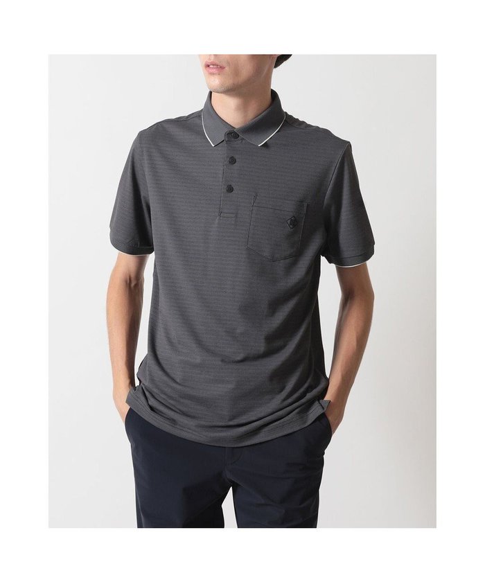 【ダックス/DAKS / MEN】のDAKS GOLF ボーダー冷感リネンミックス 半袖ポロシャツ インテリア・キッズ・メンズ・レディースファッション・服の通販 founy(ファニー) https://founy.com/ ファッション Fashion メンズファッション Fashion for Men トップス・カットソー Cut & Sew Tops メンズシャツ Shirts ポロシャツ / きれいめカジュアルスタイル Polo Shirts ゴルフ Golf パターン Pattern, Design Print ボーダー Border, Stripe ポケット Pocket, Pocket Detail ポロシャツ Polo Shirt, Collared Tee ミックス Mix, Mixed Style リネン Linen, Linen Fabric エレガント 上品 Elegant 半袖 Short Sleeve, Half Sleeve 夏 Summer S/S・春夏 SS, Spring/Summer, Warm Season A/W・秋冬 Autumn/Winter |ID: prp329100004708098 ipo3291000000034005567