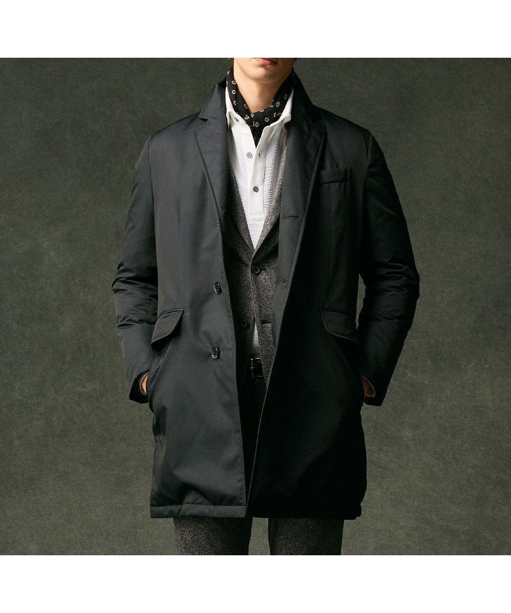 【ジョセフ アブード/JOSEPH ABBOUD / MEN】の【保温/軽量/撥水/ダウンの吹き出しを防ぐキルトレス】ADSインターレース ダウンコート 人気、トレンドファッション・服の通販 founy(ファニー) 　ファッション　Fashion　メンズファッション　Fashion for Men　アウター　Men's Coats Outerwear　ダウンジャケット / 軽量ダウン　Down Jackets & Coats　キルト　Quilt, Quilted Fabric　クラシック　Classic, Timeless Style　軽量　Lightweight, Ultra Light　ジャケット　Jacket, Outerwear　スマート　Smart, Elegant　ダウン　Down, Puffer　チェスターコート　Chester Coat, Long Coat　フラップ　Flap, Flap Pocket　ポケット　Pocket, Pocket Detail　レース　Lace, Lace Fabric　A/W・秋冬　Autumn/Winter　おすすめ　Recommended / Our Picks　エレガント 上品　Elegant　ビジネス 仕事 通勤　Business / Work / Commuting　 other-1|ID: prp329100004708106 ipo3291000000034005587