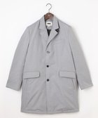 【ジョセフ アブード/JOSEPH ABBOUD / MEN】の【保温/軽量/撥水/ダウンの吹き出しを防ぐキルトレス】ADSインターレース ダウンコート ライトグレー系|ID: prp329100004708106 ipo3291000000034005589