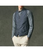 【ジョセフ アブード/JOSEPH ABBOUD / MEN】の【保温/軽量/撥水/ダウンの吹き出しを防ぐキルトレスダウン】ADSインターレース ダウンベスト ブルー系|ID: prp329100004708107 ipo3291000000034005592
