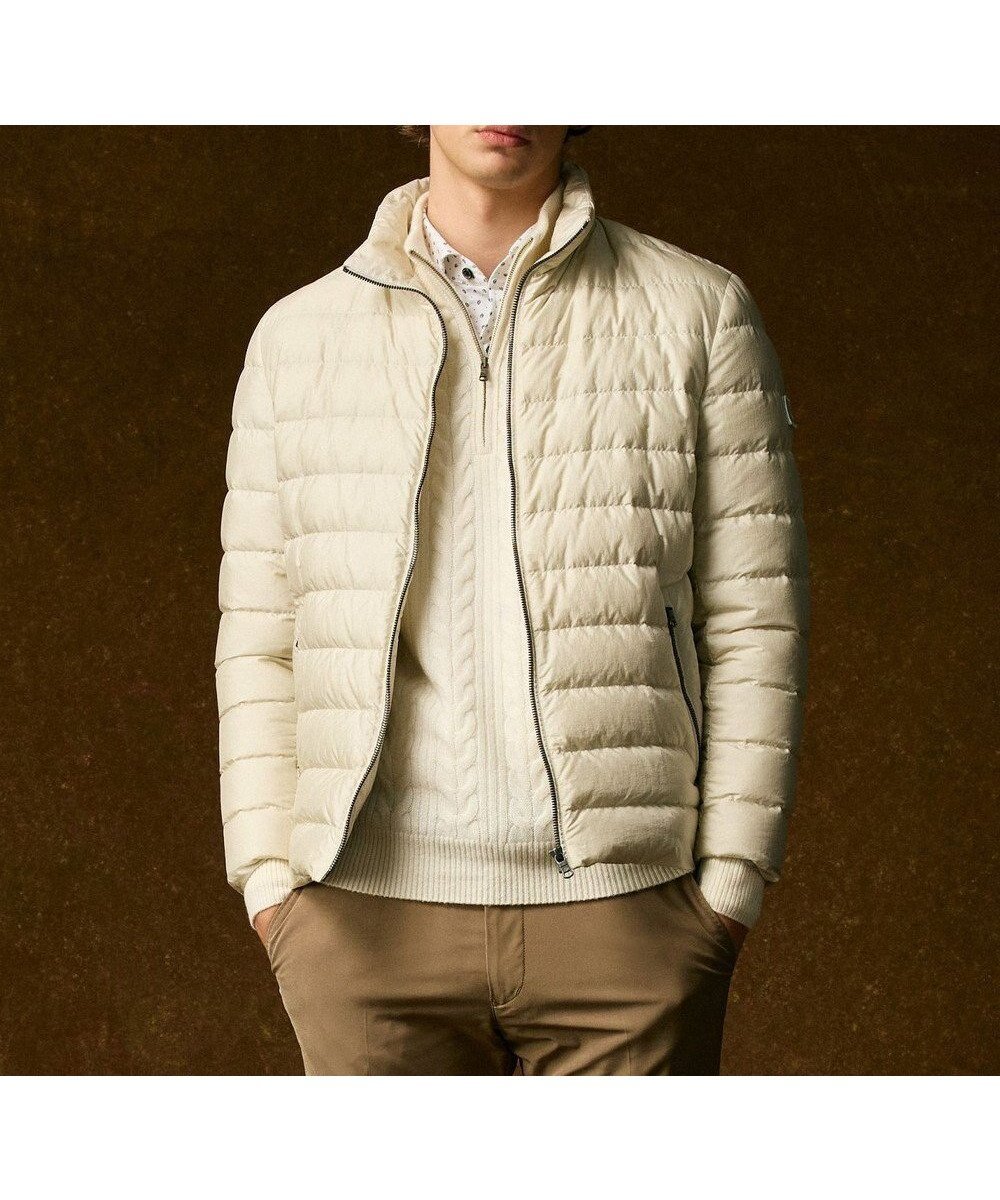 【ジョセフ アブード/JOSEPH ABBOUD / MEN】の【軽量/サスティナブル素材/ECO撥水/インナーダウンにも】ナイロンスラブタフタダウンブルゾン 人気、トレンドファッション・服の通販 founy(ファニー) 　ファッション　Fashion　メンズファッション　Fashion for Men　アウター　Men's Coats Outerwear　ブルゾンジャケット / カジュアルアウター　Bomber Jackets & Blousons　インナー　Innerwear　キルト　Quilt, Quilted Fabric　軽量　Lightweight, Ultra Light　ジャケット　Jacket, Outerwear　スマート　Smart, Elegant　ダウン　Down, Puffer　ファブリック　Fabric, Textile　ブルゾン　Blouson, Bomber Jacket　防寒　Cold Protection, Winter-Ready　A/W・秋冬　Autumn/Winter　おすすめ　Recommended / Our Picks　エレガント 上品　Elegant　 other-1|ID: prp329100004708113 ipo3291000000034005614