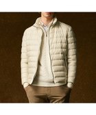 【ジョセフ アブード/JOSEPH ABBOUD / MEN】の【軽量/サスティナブル素材/ECO撥水/インナーダウンにも】ナイロンスラブタフタダウンブルゾン アイボリー系|ID: prp329100004708113 ipo3291000000034005615