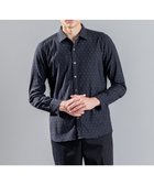 【ジョゼフ オム/JOSEPH HOMME / MEN】のオーナメントジャガードストレッチ レギュラーカラーシャツ グレー系|ID: prp329100004708114 ipo3291000000034347814