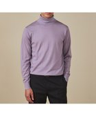 【五大陸/gotairiku / MEN】の新色追加【洗える/チクチクしにくい/ピリングしにくい】イタリア糸 ハイゲージ タートルネックニット_WOOL100% ライラック|ID: prp329100004708115 ipo3291000000035532374