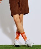 【ピーダブリュサーキュラス/PW CIRCULUS / MEN】の【MEN】グラデーションソックス ゴルフ オレンジ系|ID: prp329100004708123 ipo3291000000034464099