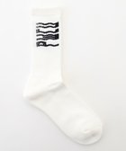 【ピーダブリュサーキュラス/PW CIRCULUS / MEN】の【MEN】WAVYロゴソックス ゴルフ ホワイト系|ID: prp329100004708124 ipo3291000000034005654