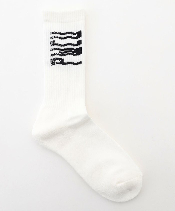 【ピーダブリュサーキュラス/PW CIRCULUS / MEN】の【MEN】WAVYロゴソックス ゴルフ インテリア・キッズ・メンズ・レディースファッション・服の通販 founy(ファニー) https://founy.com/ ファッション Fashion メンズファッション Fashion for Men シューズ・靴 Shoes 2025年 2025 2025-2026秋冬・A/W Autumn/Winter 2025–26 AW25–26 クッション Cushion, Throw Pillow グラフィック Graphic, Graphic Design ゴルフ Golf ソックス Socks, Hosiery 冬 Winter / This Winter |ID: prp329100004708124 ipo3291000000034243107