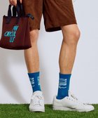 【ピーダブリュサーキュラス/PW CIRCULUS / MEN】の【MEN】WAVYロゴソックス ゴルフ ブルー系|ID: prp329100004708124 ipo3291000000034243111