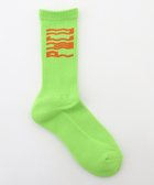 【ピーダブリュサーキュラス/PW CIRCULUS / MEN】の【MEN】WAVYロゴソックス ゴルフ ライトグリーン系|ID: prp329100004708124 ipo3291000000034243112