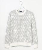 【23区 ゴルフ/23区GOLF / MEN】の【MEN】モノグラムジャガードニット ホワイト系5|ID: prp329100004708125 ipo3291000000034005660