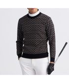 【23区 ゴルフ/23区GOLF / MEN】の【MEN】モノグラムジャガードニット ブラック系5|ID: prp329100004708125 ipo3291000000035841691