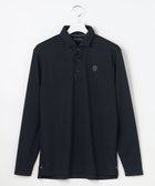 【23区 ゴルフ/23区GOLF / MEN】の【MEN】モノグラムジャガード長袖ポロシャツ 吸水速乾 UVカット ネイビー系|ID: prp329100004708126 ipo3291000000034177268