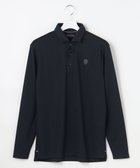 【23区 ゴルフ/23区GOLF / MEN】の【MEN】モノグラムジャガード長袖ポロシャツ ネイビー系|ID: prp329100004708126 ipo3291000000035767246