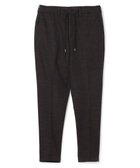 【ジョゼフ オム/JOSEPH HOMME / MEN】の【WEB・一部店舗限定】【ストレッチ】 ウールドビージャージー ドロスト付テーパードパンツ / PEGG CONVERTIBLE ダークブラウン系|ID: prp329100004708132 ipo3291000000034005691