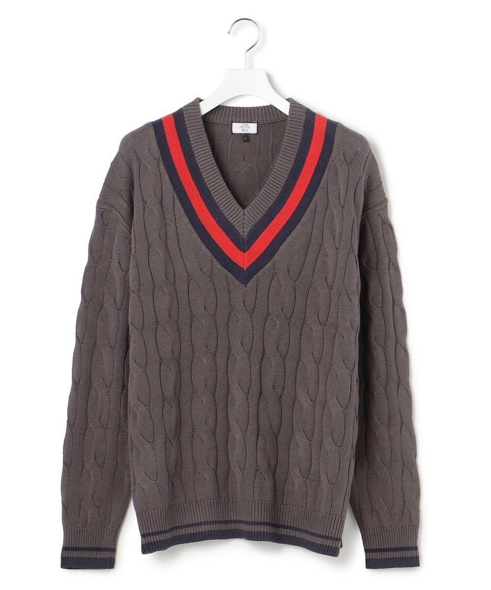 【ジェイプレスヨークストリート/J.PRESS YORK STREET】の【UNISEX】チルデンVネック ニット インテリア・キッズ・メンズ・レディースファッション・服の通販 founy(ファニー) ファッション Fashion レディースファッション Fashion for Women トップス・カットソー Cut & Sew Tops ニット Knit Tops & Sweaters Vネックトップス V-Neck Tops / V-Cut Neckline Shirts アクセサリー Fashion Accessories アクリル Acrylic Material カーゴパンツ Cargo Pants, Utility Pants キャップ Cap, Baseball Cap クラシカル Classical, Vintage-Inspired スラックス Slacks, Dress Pants セーター Sweater, Knitwear チュニック Tunic, Long Top デニム Denim, Jeans Material バランス Balance, Style Balance パール Pearl, Pearl Accent メガネ Glasses, Eyewear メタル Metal, Metal Parts ユニセックス Unisex, Genderless ロング Long, Long-Length A/W・秋冬 Autumn/Winter エレガント 上品 Elegant ライトグレー系|ID: prp329100004708136 ipo3291000000034005705