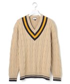 【ジェイプレスヨークストリート/J.PRESS YORK STREET】の【UNISEX】チルデンVネック ニット 人気、トレンドファッション・服の通販 founy(ファニー) ファッション Fashion レディースファッション Fashion for Women トップス・カットソー Cut & Sew Tops ニット Knit Tops & Sweaters Vネックトップス V-Neck Tops / V-Cut Neckline Shirts アクセサリー Fashion Accessories アクリル Acrylic Material カーゴパンツ Cargo Pants, Utility Pants キャップ Cap, Baseball Cap クラシカル Classical, Vintage-Inspired スラックス Slacks, Dress Pants セーター Sweater, Knitwear チュニック Tunic, Long Top デニム Denim, Jeans Material バランス Balance, Style Balance パール Pearl, Pearl Accent メガネ Glasses, Eyewear メタル Metal, Metal Parts ユニセックス Unisex, Genderless ロング Long, Long-Length A/W・秋冬 Autumn/Winter エレガント 上品 Elegant thumbnail ベージュ系|ID: prp329100004708136 ipo3291000000034005706