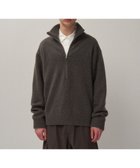 【エイトン/ATON】のLAMBS WOOL ハーフジップセーター - UNISEX 人気、トレンドファッション・服の通販 founy(ファニー) ファッション Fashion レディースファッション Fashion for Women トップス・カットソー Cut & Sew Tops ニット Knit Tops & Sweaters 新作・新入荷 New Arrivals / New In ユニセックス Unisex, Genderless カットソー Cut and Sewn Top セーター Sweater, Knitwear リラックス Relax, Relaxed Fit A/W・秋冬 Autumn/Winter thumbnail BROWN|ID: prp329100004708137 ipo3291000000034005709