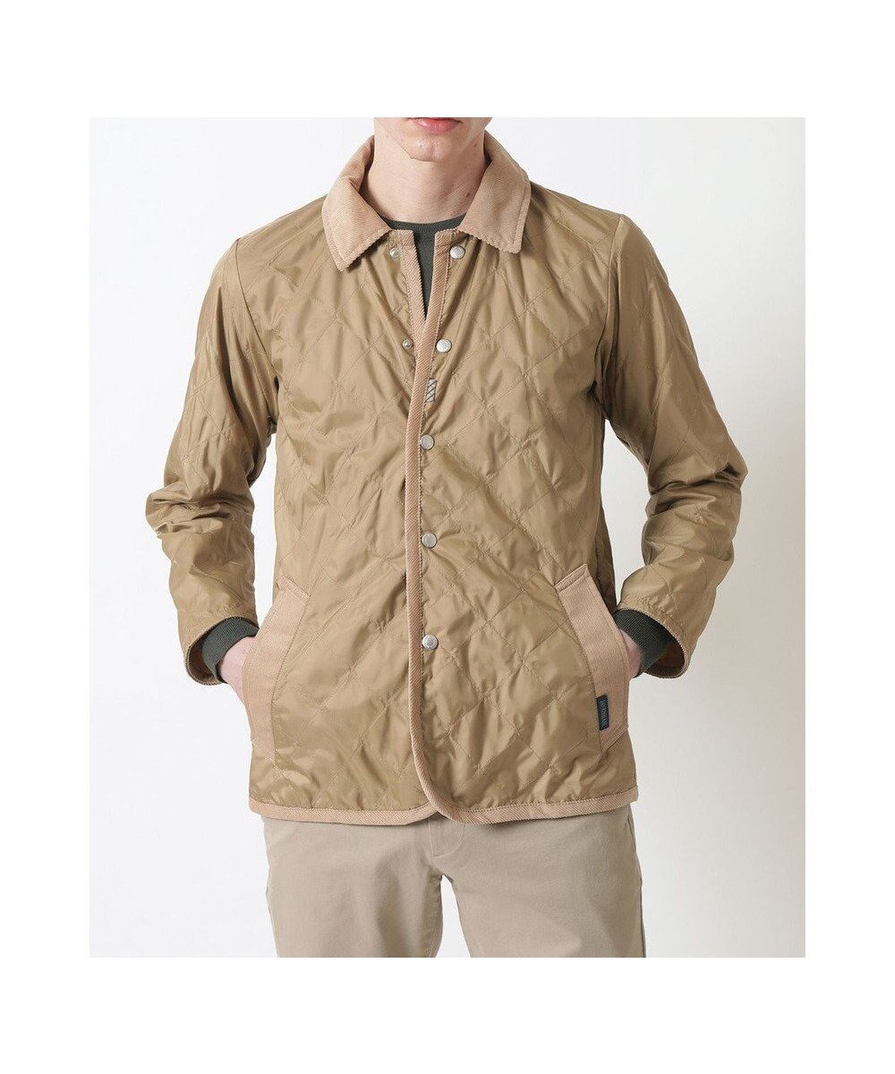 【ダックス/DAKS / MEN】のDAKS×LAVENHAM ブルゾン インテリア・キッズ・メンズ・レディースファッション・服の通販 founy(ファニー) 　ファッション　Fashion　メンズファッション　Fashion for Men　アウター　Men's Coats Outerwear　ブルゾンジャケット / カジュアルアウター　Bomber Jackets & Blousons　おすすめ　Recommended / Our Picks　キルティング　Quilted, Quilting　ジャケット　Jacket, Outerwear　チェック　Check, Plaid, Tartan　ビジネス 仕事 通勤　Business / Work / Commuting　フロント　Front, Front Design　ブルゾン　Blouson, Bomber Jacket　夏　Summer　春　Spring　S/S・春夏　SS, Spring/Summer, Warm Season　秋　Autumn　A/W・秋冬　Autumn/Winter　ベージュ|ID: prp329100004708140 ipo3291000000034005720