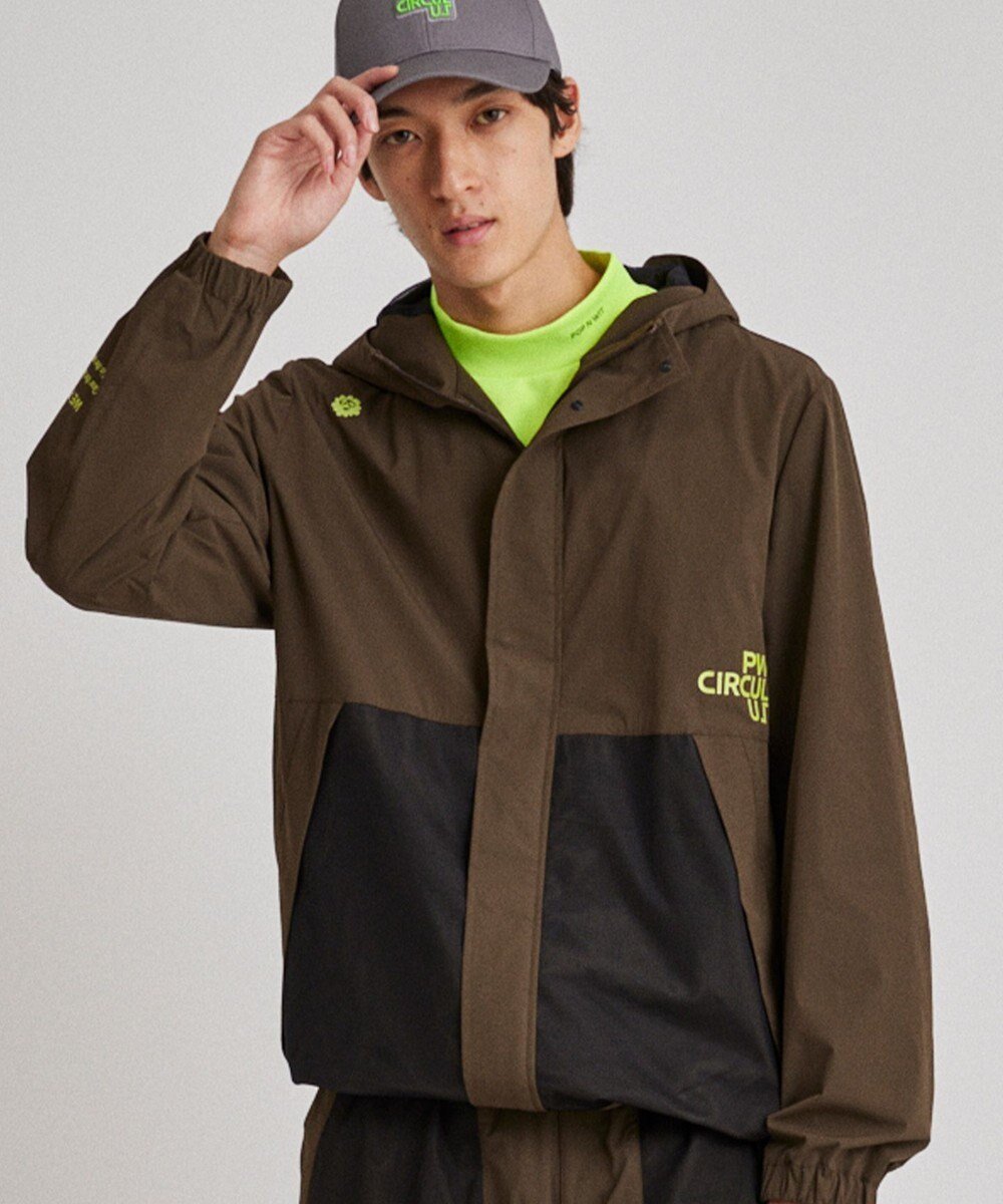 【ピーダブリュサーキュラス/PW CIRCULUS / MEN】の【撥水加工/軽量/ストレッチ】【MEN】メッシュコンビブルゾン インテリア・キッズ・メンズ・レディースファッション・服の通販 founy(ファニー) 　ファッション　Fashion　メンズファッション　Fashion for Men　アウター　Men's Coats Outerwear　ブルゾンジャケット / カジュアルアウター　Bomber Jackets & Blousons　オレンジ　Orange　秋　Autumn　コンビ　Combo, Combination Style　軽量　Lightweight, Ultra Light　ジャケット　Jacket, Outerwear　ストレッチ　Stretch, Stretchy Fabric　スポーティ　Sporty, Casual Athletic　ブルゾン　Blouson, Bomber Jacket　ベーシック　Basic, Essential　ポケット　Pocket, Pocket Detail　メッシュ　Mesh, Net Fabric　A/W・秋冬　Autumn/Winter　2024年　2024　ゴルフ　Golf　2024-2025秋冬・A/W　Autumn/Winter 2024–25 AW24–25　カーキ系|ID: prp329100004708143 ipo3291000000034005730