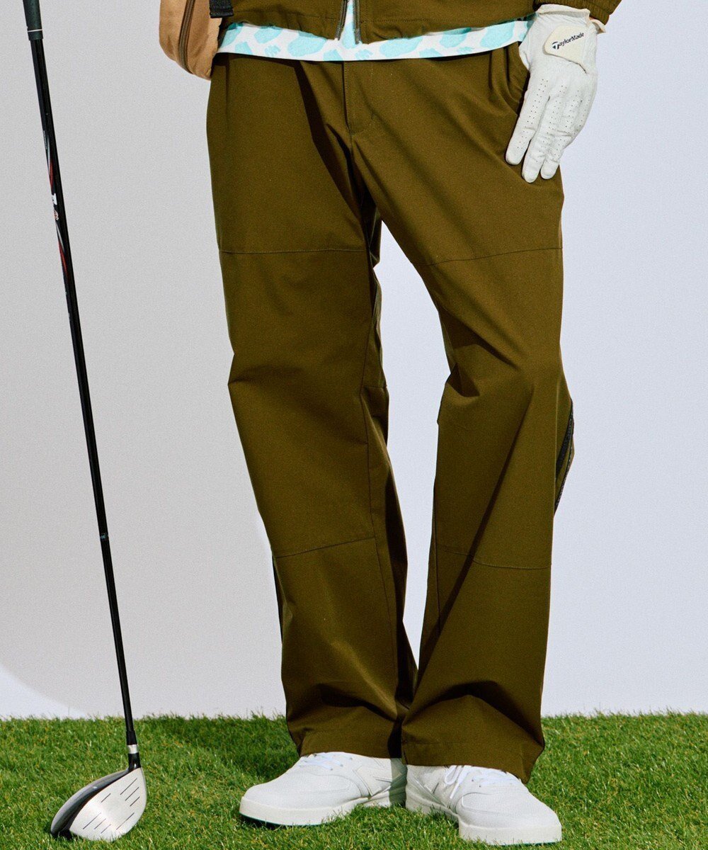 【ピーダブリュサーキュラス/PW CIRCULUS / MEN】の【撥水加工/ストレッチ】サイドストライプ ワイドパンツ ゴルフ インテリア・キッズ・メンズ・レディースファッション・服の通販 founy(ファニー) ファッション Fashion メンズファッション Fashion for Men ボトムス Bottoms ゴルフ Golf ストライプ Stripe, Striped Pattern ストレッチ Stretch, Stretchy Fabric スポーティ Sporty, Casual Athletic トレンド Trend, Trending Now ボトム Bottoms, Lower Wear ワイド Wide, Wide Fit ワーク Workwear, Utility Style 夏 Summer 春 Spring S/S・春夏 SS, Spring/Summer, Warm Season カーキ系|ID: prp329100004708150 ipo3291000000034526301