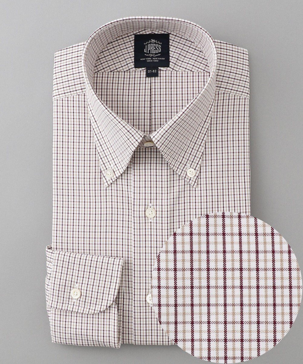 【ジェイ プレス/J.PRESS / MEN】の【PREMIUM PLEATS / 形態安定】タッタソールチェック シャツ / B.D. 人気、トレンドファッション・服の通販 founy(ファニー) 　ファッション　Fashion　メンズファッション　Fashion for Men　トップス・カットソー　Cut & Sew Tops　メンズシャツ　Shirts　カフス　Cuff Design　スーピマ　Supima, Premium Cotton　ドレス　Dress, One-Piece　プリーツ　Pleats, Pleated　プレミアム　Premium, High-End　メンズ　Men's, Menswear　A/W・秋冬　Autumn/Winter　S/S・春夏　SS, Spring/Summer, Warm Season　夏　Summer　ビジネス 仕事 通勤　Business / Work / Commuting　 other-1|ID: prp329100004708152 ipo3291000000034005761