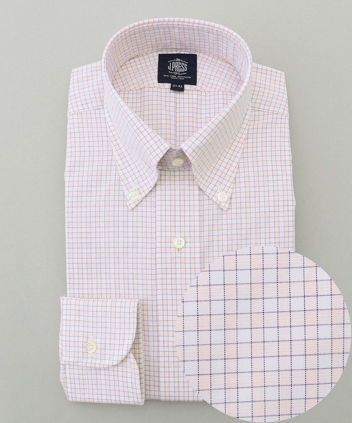 【ジェイ プレス/J.PRESS / MEN】の【PREMIUM PLEATS / 形態安定】スーピマコットンファンシーチェック ドレスシャツ / B.D. インテリア・キッズ・メンズ・レディースファッション・服の通販 founy(ファニー) https://founy.com/ ファッション Fashion メンズファッション Fashion for Men トップス・カットソー Cut & Sew Tops メンズシャツ Shirts カフス Cuff Design スーピマ Supima, Premium Cotton ドレス Dress, One-Piece プリーツ Pleats, Pleated プレミアム Premium, High-End メンズ Men's, Menswear A/W・秋冬 Autumn/Winter S/S・春夏 SS, Spring/Summer, Warm Season 夏 Summer ビジネス 仕事 通勤 Business / Work / Commuting |ID: prp329100004708155 ipo3291000000034295128