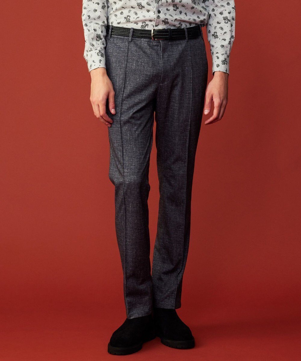 【ジョセフ アブード/JOSEPH ABBOUD / MEN】の【ウエストも伸びる!/ストレッチ/弱撥水】フランネルジャージ コンフォートパンツ インテリア・キッズ・メンズ・レディースファッション・服の通販 founy(ファニー) 　ファッション　Fashion　メンズファッション　Fashion for Men　ボトムス　Bottoms　シャーリング　Shirring, Ruched　ストレッチ　Stretch, Stretchy Fabric　セットアップ　Set-Up, Coordinated Outfit　プリント　Print, Printed Pattern　A/W・秋冬　Autumn/Winter　グレー系|ID: prp329100004708156 ipo3291000000034005776
