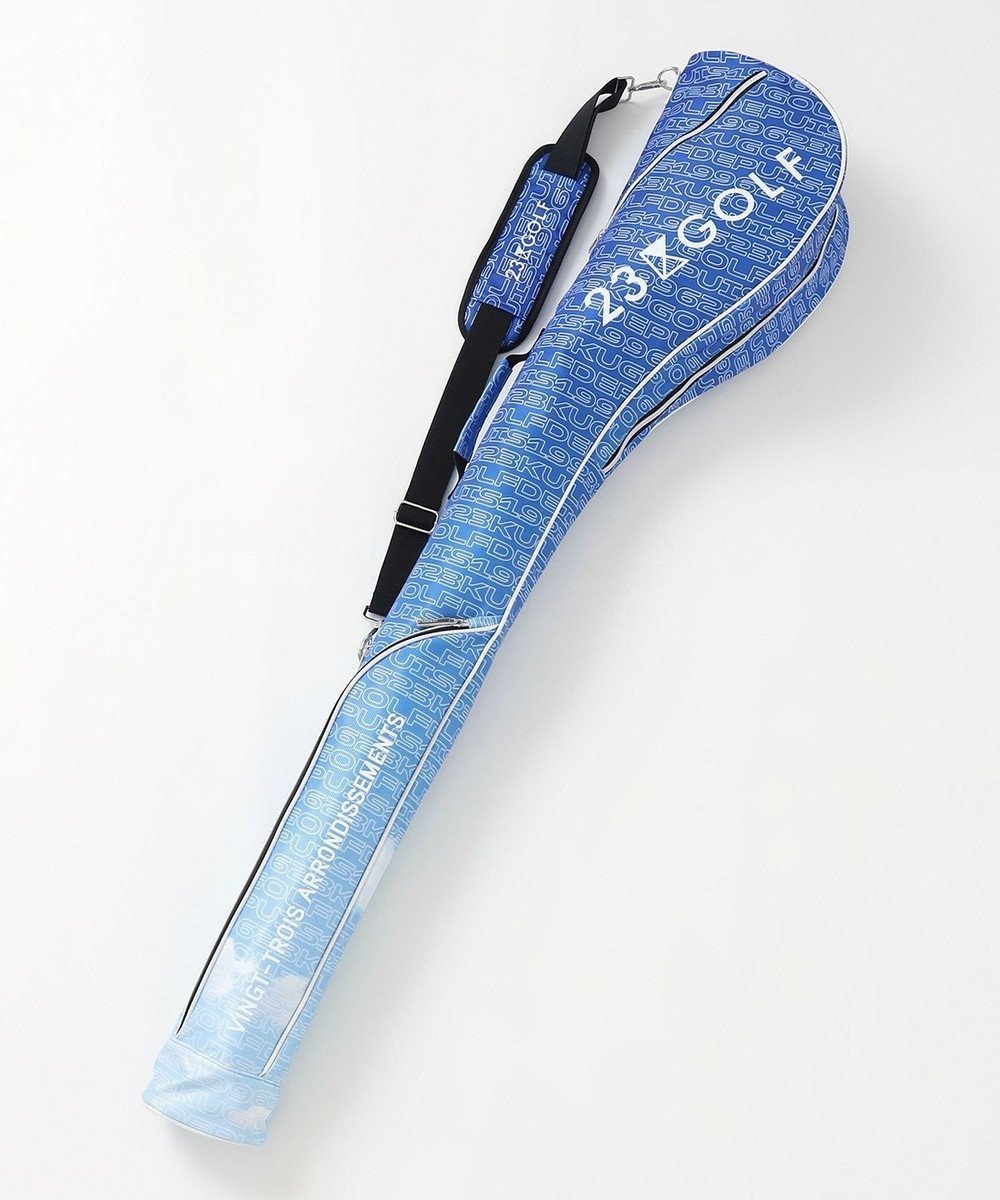 【23区 ゴルフ/NIJYUSANKU GOLF】の【UNISEX】オリジナル変形ロゴ クラブケース インテリア・キッズ・メンズ・レディースファッション・服の通販 founy(ファニー) ファッション Fashion レディースファッション Fashion for Women スポーツウェア Functional & Stylish Sportswear フィットネス用品・トレーニングアクセサリー Fitness Accessories / Sports Gear / Exercise Equipment 春 Spring スタンド Stand Collar, Upright Stand スポーツ Sports, Activewear トラベル Travel, Travel Gear ハーフ Half, Half-Length ボーダー Border, Stripe ユニセックス Unisex, Genderless S/S・春夏 SS, Spring/Summer, Warm Season 夏 Summer ゴルフ Golf スカイブルー系5|ID: prp329100004708163 ipo3291000000034685469