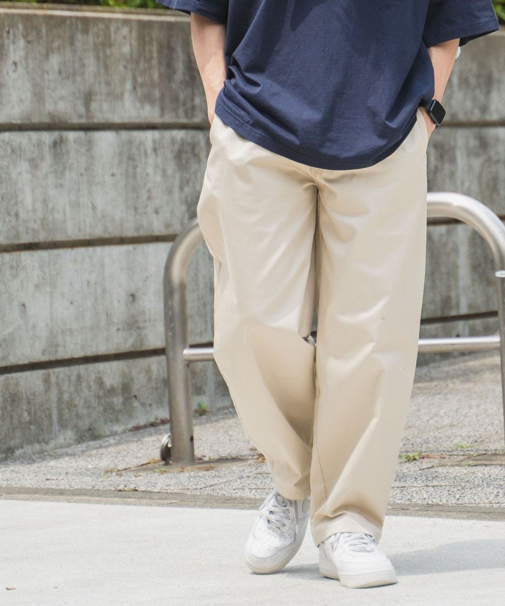 【ウィゴー/WEGO】の【ユニセックス着用ITEM/ウエストゴム/手洗い可】シェフパンツ インテリア・キッズ・メンズ・レディースファッション・服の通販 founy(ファニー) 　ファッション　Fashion　レディースファッション　Fashion for Women　パンツ　Pants & Trousers　春　Spring　秋　Autumn　シンプル　Simple, Minimal　スウェット / スエット　Sweatshirt, Sweatwear　スマホ　Smartphone, Mobile Device　定番　Standard, Basic Item　ボーダー　Border, Stripe　ルーズ　Loose, Oversized　A/W・秋冬　Autumn/Winter　プチプライス・低価格　Affordable / Budget Price　おすすめ　Recommended / Our Picks　夏　Summer　ベージュ|ID: prp329100004708178 ipo3291000000034366566