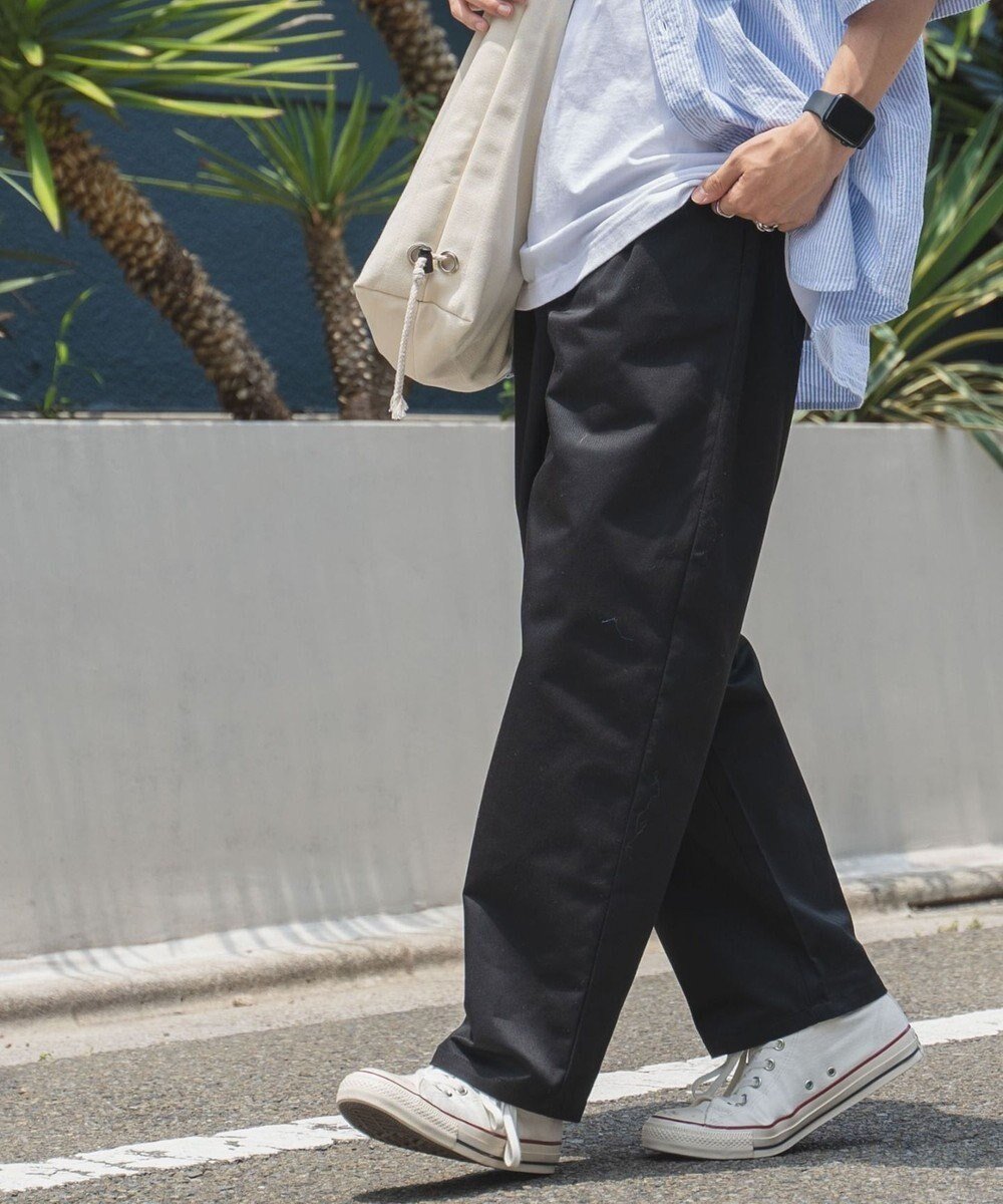 【ウィゴー/WEGO】の【ユニセックス着用ITEM/ウエストゴム/手洗い可】シェフパンツ インテリア・キッズ・メンズ・レディースファッション・服の通販 founy(ファニー) 　ファッション　Fashion　レディースファッション　Fashion for Women　パンツ　Pants & Trousers　春　Spring　秋　Autumn　シンプル　Simple, Minimal　スウェット / スエット　Sweatshirt, Sweatwear　スマホ　Smartphone, Mobile Device　定番　Standard, Basic Item　ボーダー　Border, Stripe　ルーズ　Loose, Oversized　A/W・秋冬　Autumn/Winter　プチプライス・低価格　Affordable / Budget Price　おすすめ　Recommended / Our Picks　夏　Summer　ブラック|ID: prp329100004708178 ipo3291000000034366570