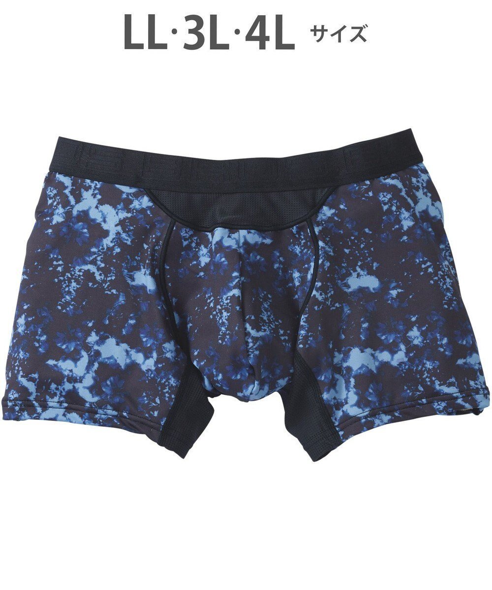 【ワコール/Wacoal / MEN】のボクサーパンツ 風が通ってムレ軽減。 ダブルエアスルータイプ 吸汗速乾 前閉じ GT3910 /ブロス バイ ワコールメン インテリア・キッズ・メンズ・レディースファッション・服の通販 founy(ファニー) 　ファッション　Fashion　メンズファッション　Fashion for Men　ボトムス　Bottoms　アンダー　Underwear Essentials　ストーン　Stone, Gem-Like　定番　Standard, Basic Item　フラワー　Flower, Floral　フロント　Front, Front Design　コン|ID: prp329100004708184 ipo3291000000034005950
