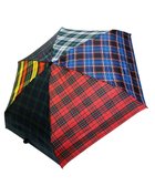 【プラスリング/+RING】の【UVカット95%以上】【UPF50+】プラスリング ユニセックス 晴雨兼用 折傘 CHK T1320 マルチカラー|ID: prp329100004708192 ipo3291000000034005991