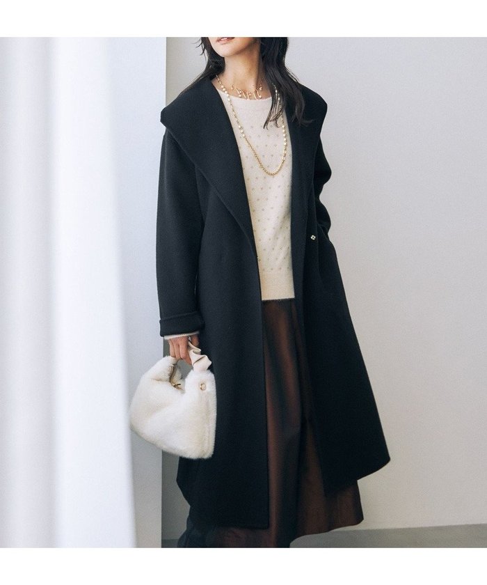 【自由区/JIYU-KU】のウールリバーロング コート インテリア・キッズ・メンズ・レディースファッション・服の通販 founy(ファニー) https://founy.com/ ファッション Fashion レディースファッション Fashion for Women アウター Coat / Outerwear Collection コート・ロングコート・ピーコート Long Coats, Peacoats & More レディースジャケット・軽アウター Jackets インナー Innerwear エレガント 上品 Elegant ガウン Gown, Robe ショート Short, Short Length ジャケット Jacket, Outerwear ダウン Down, Puffer ドレープ Drape, Draping Fabric フェミニン Feminine, Girly ロング Long, Long-Length 冬 Winter / This Winter A/W・秋冬 Autumn/Winter |ID: prp329100004708203 ipo3291000000034595122